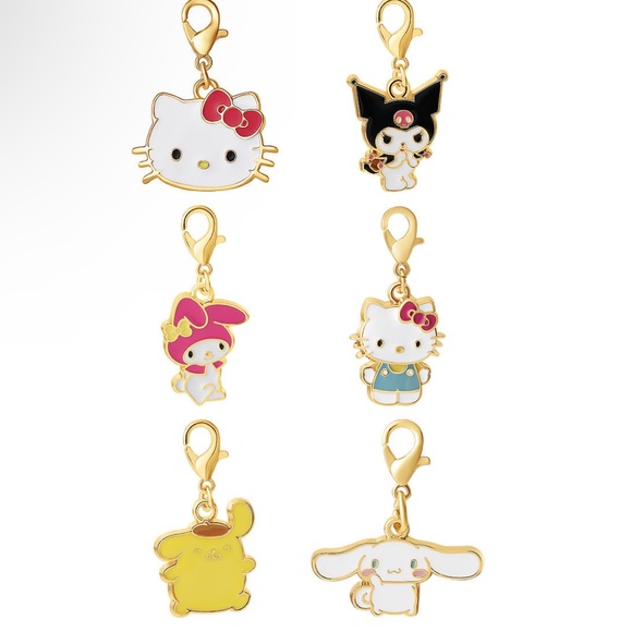 Hello Kitty Sanrio Jewelry Advent Gift Set Earrings, Necklace, Bracelet & Charms - Picture 5 of 13